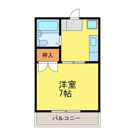 伊賀ハイツの物件間取画像